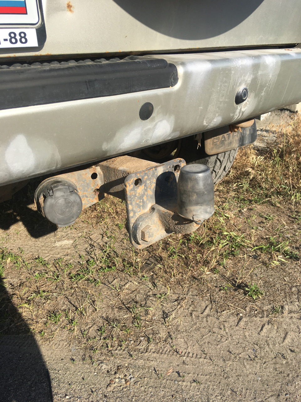 ТСУ штатное. — УАЗ Patriot, 2,7 л., 2012 года | своими руками | DRIVE2