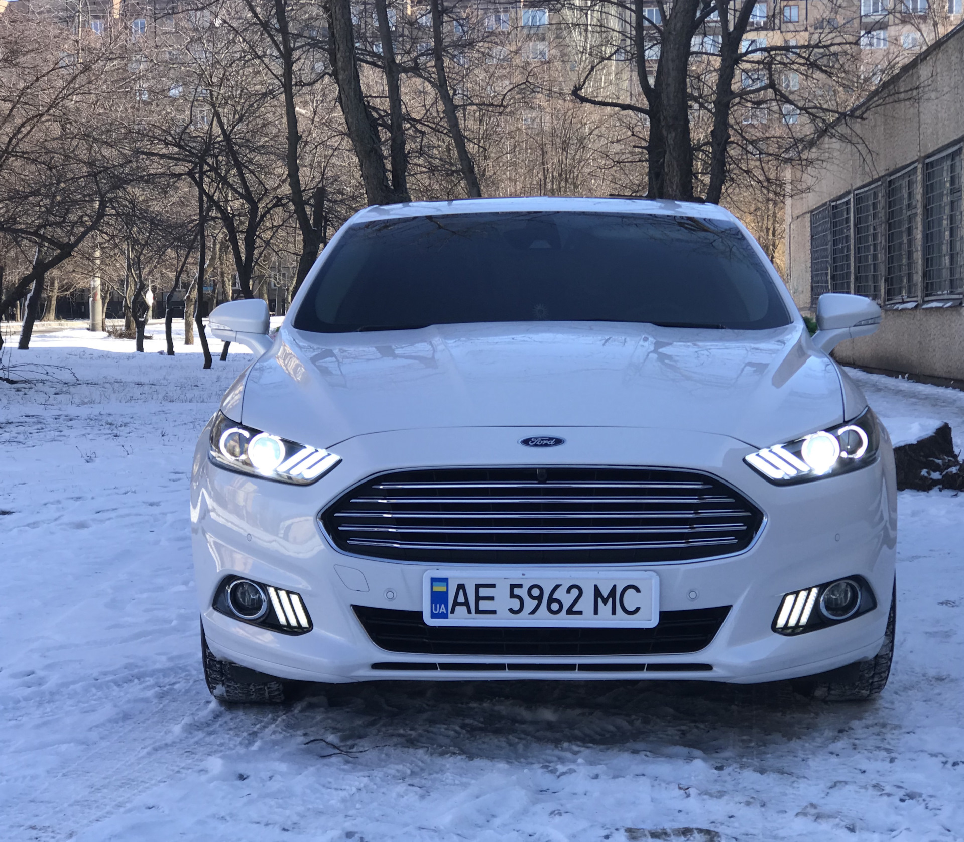 Замена штатной оптики на мустанг стайл — Ford Fusion (2G), 2 л, 2016 года |  тюнинг | DRIVE2