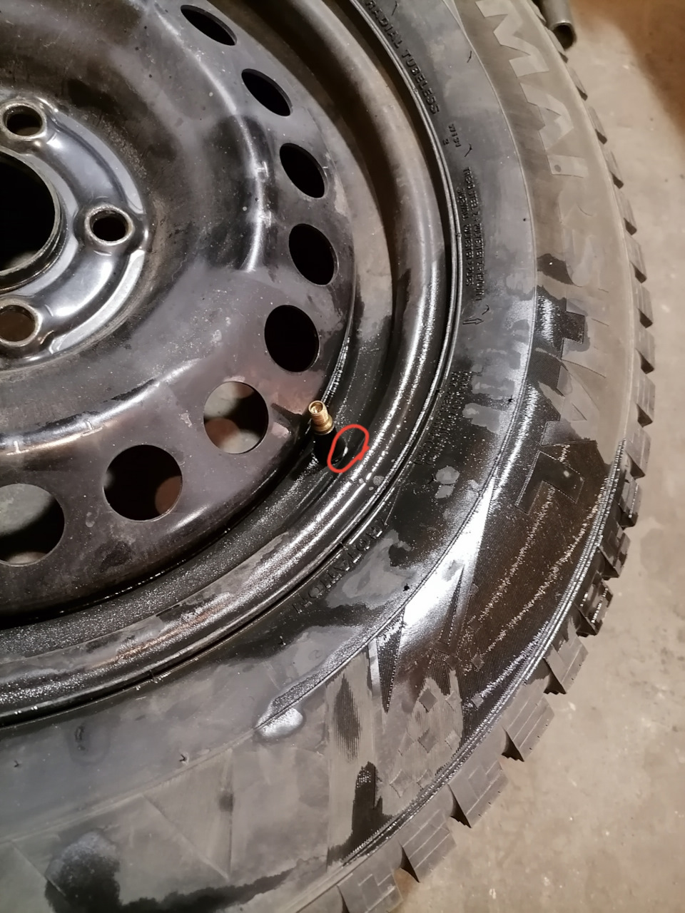 Переобувка, вентилю конец — Hyundai Creta (1G), 1,6 л, 2018 года | шины ...