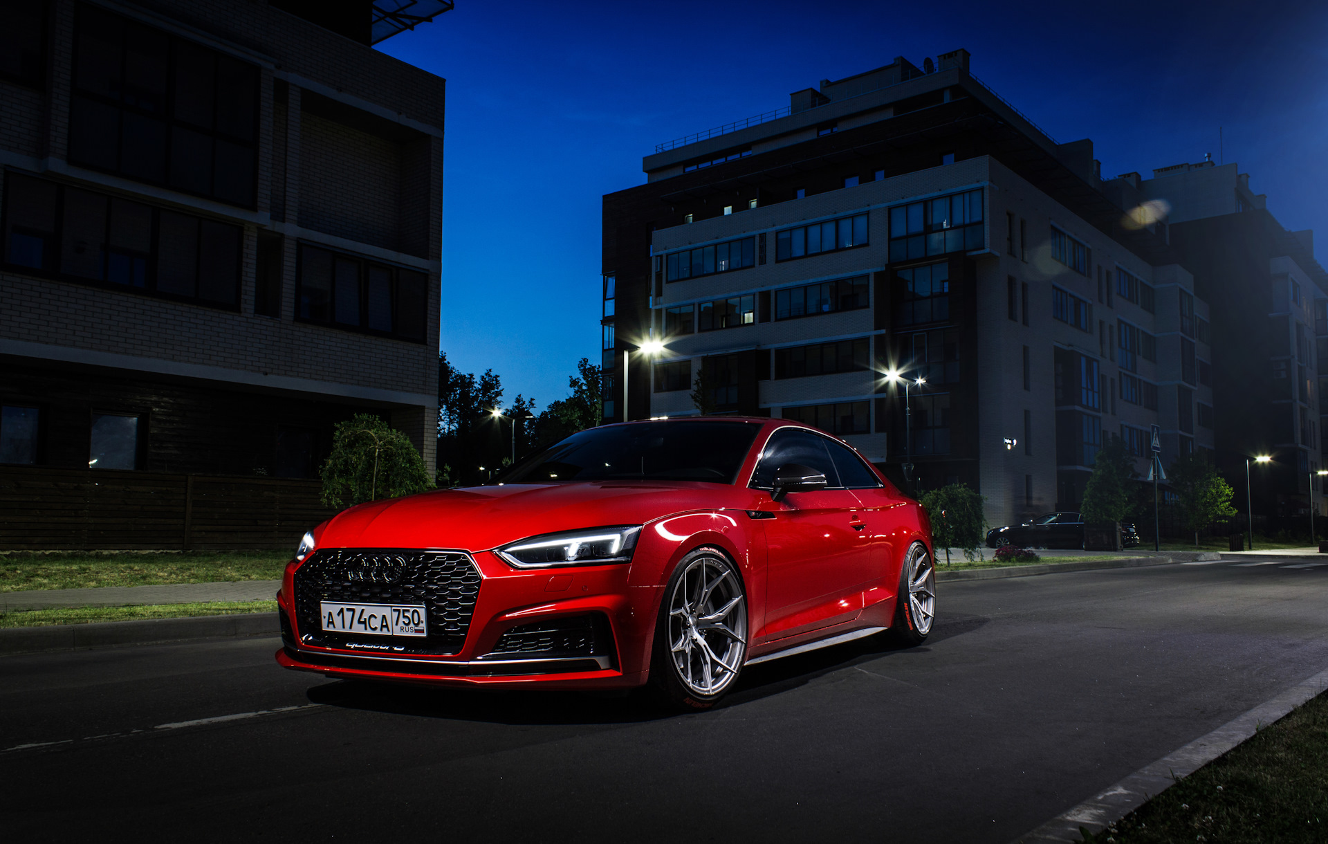 Audi a5 ночью