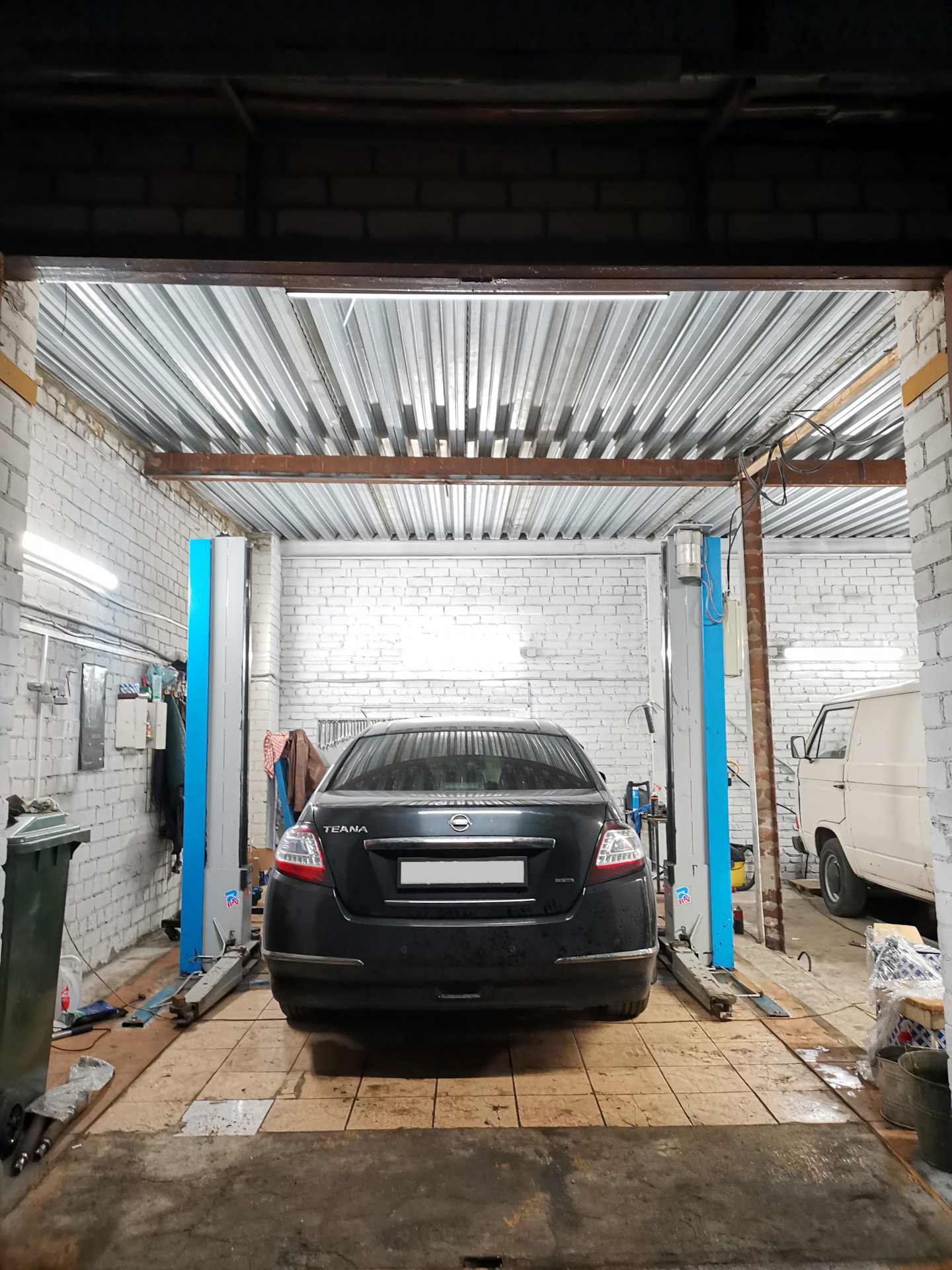 Биение после замены задних дисков! Исправил! — Nissan Teana (J32), 2,5 ...