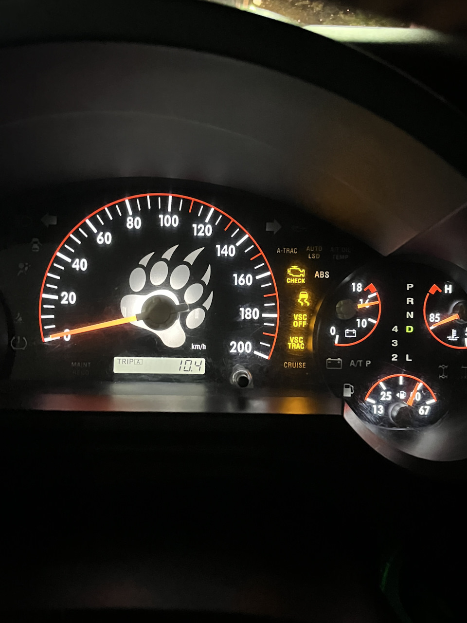 Загорелась гирлянда — Toyota FJ Cruiser, 4 л, 2008 года | поломка | DRIVE2