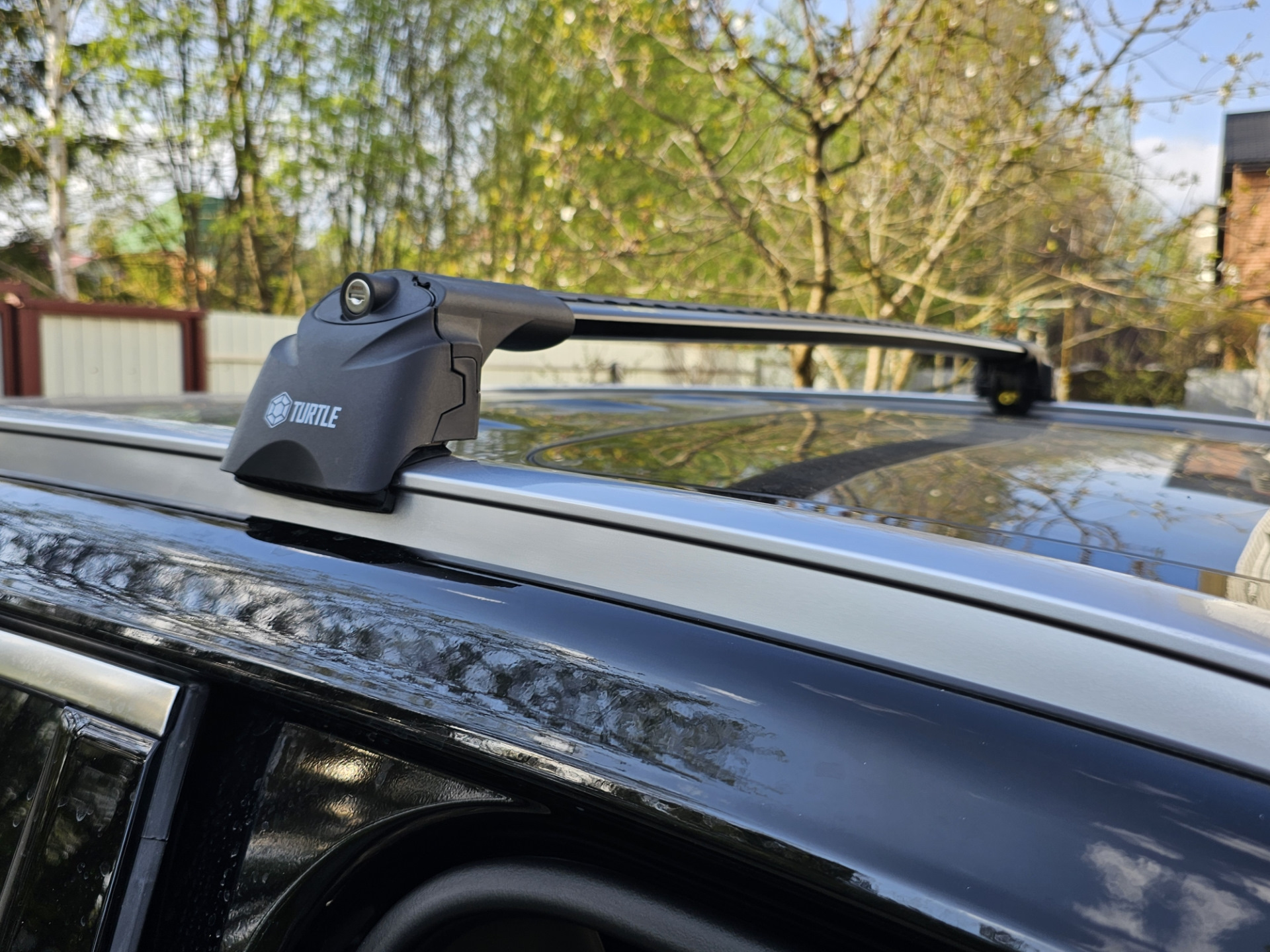 Поперечины багажник Turtle Air 2 на рейлинги Palisade — Hyundai ...
