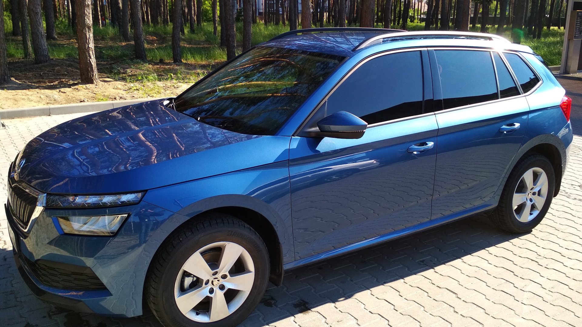 Skoda Kamiq 1.6 бензиновый 2021 | (Titan Blue) - 1.6 МКПП на DRIVE2