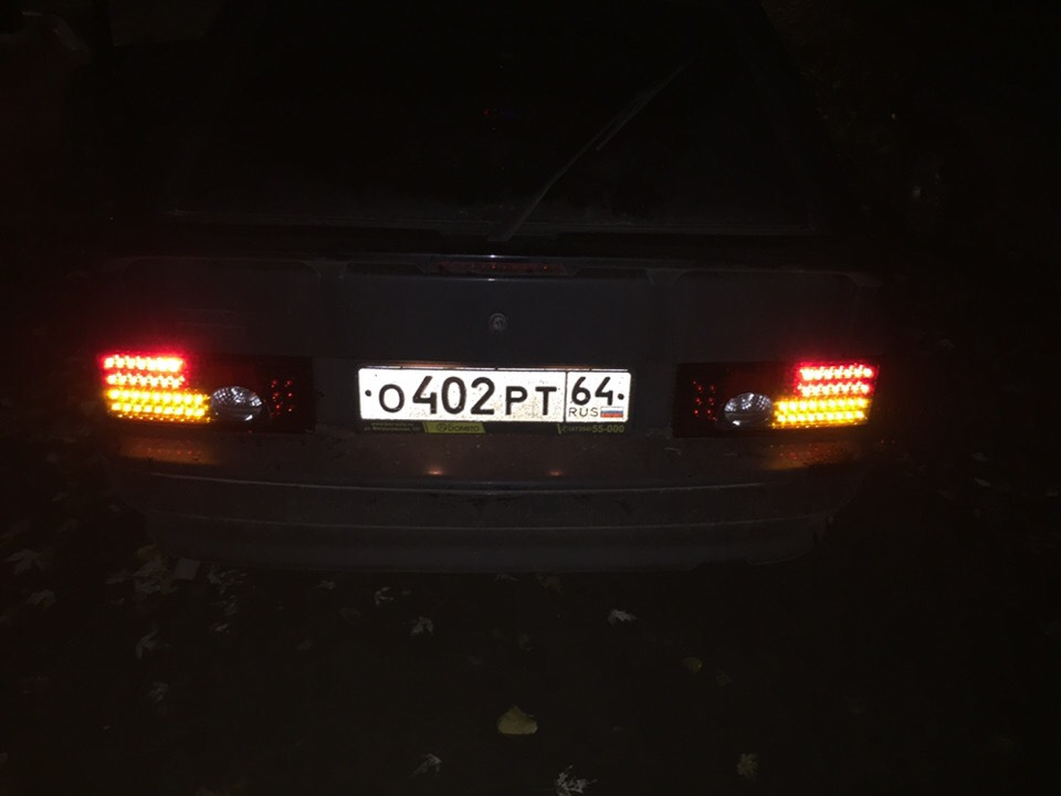 Замена заводских задних фонарей — Lada 2114, 1,6 л, 2011 года ...