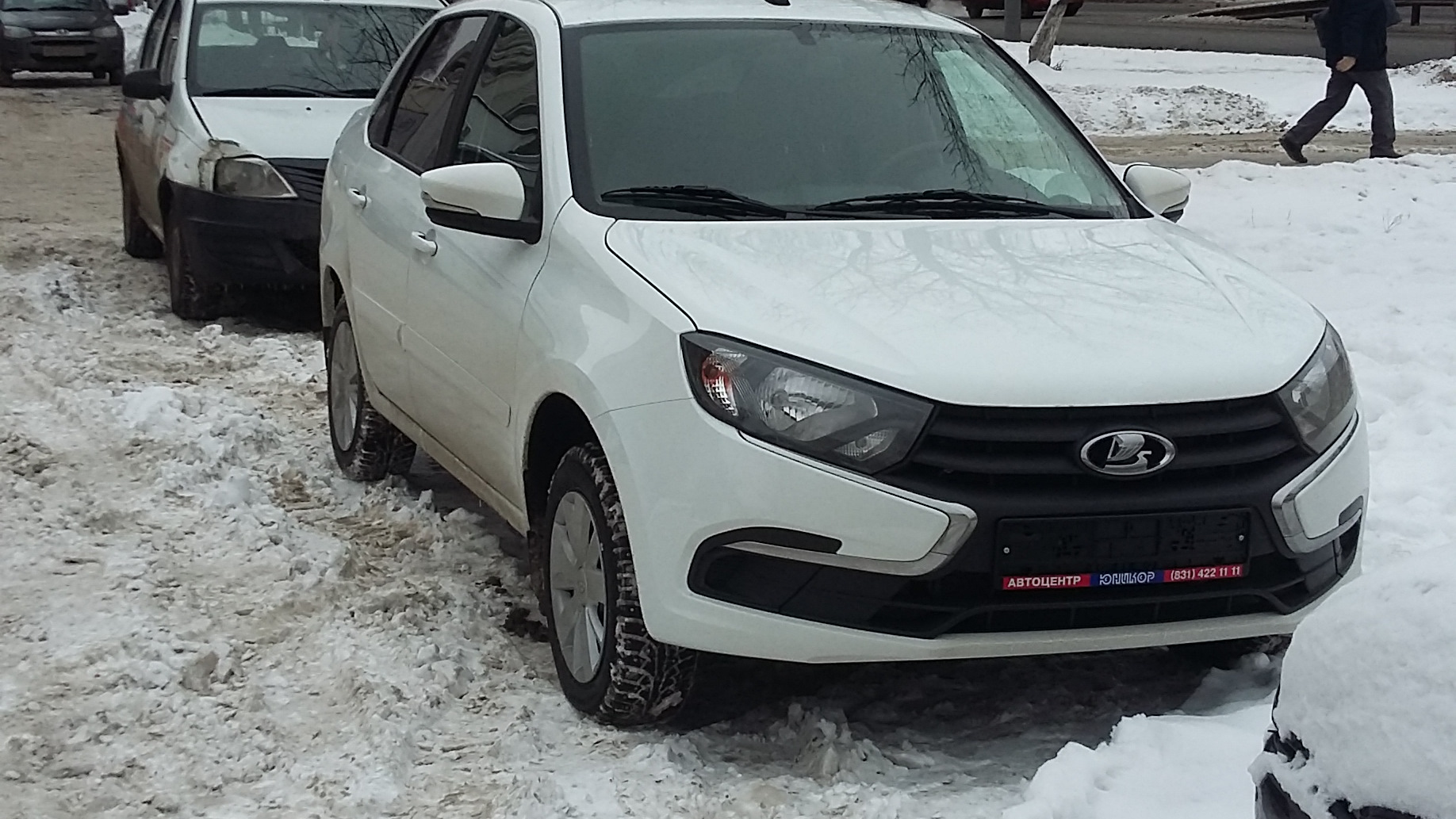 Lada Гранта (2G) FL 1.6 бензиновый 2018 | Белоснежка на DRIVE2