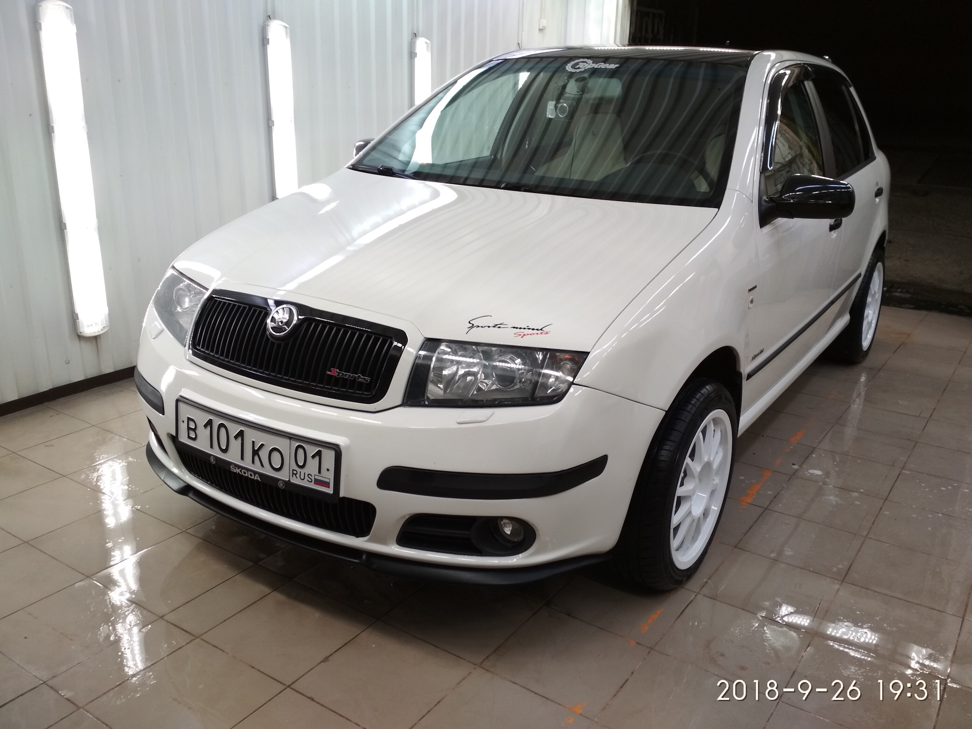 Фабия стала по борзей! (проставки 25мм.) — Skoda Fabia Mk1, 1,6 л, 2001 ...