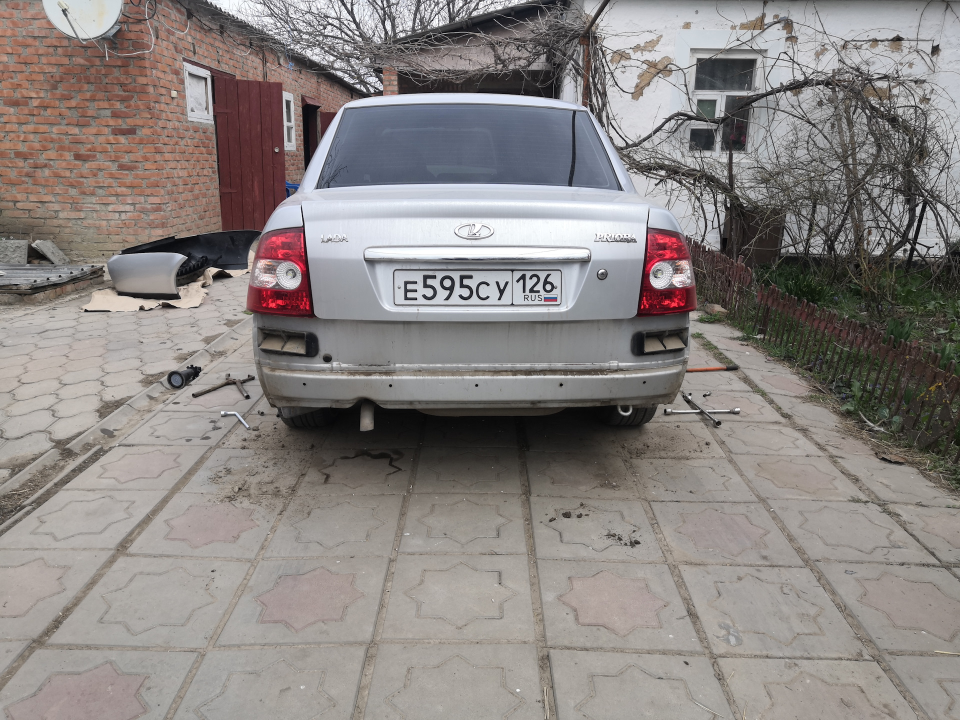 Задняя на приоре