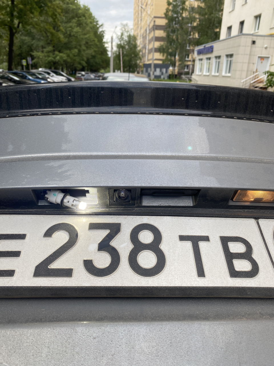 LED в подсветку номера — Lada Vesta (1G), 1,6 л, 2019 года | аксессуары ...