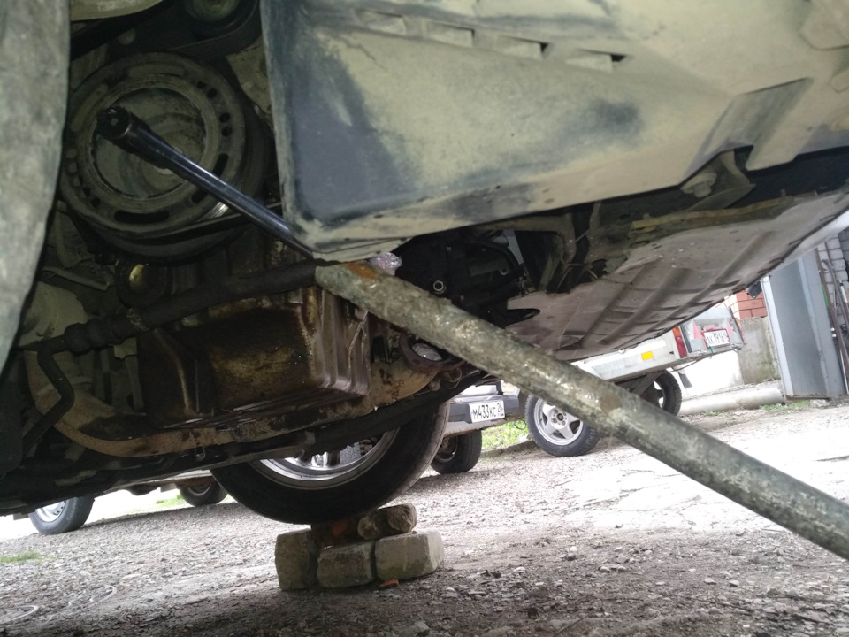 Замена прокладки маслонасоса, переклейка поддона Авео Т300 часть 2 ...