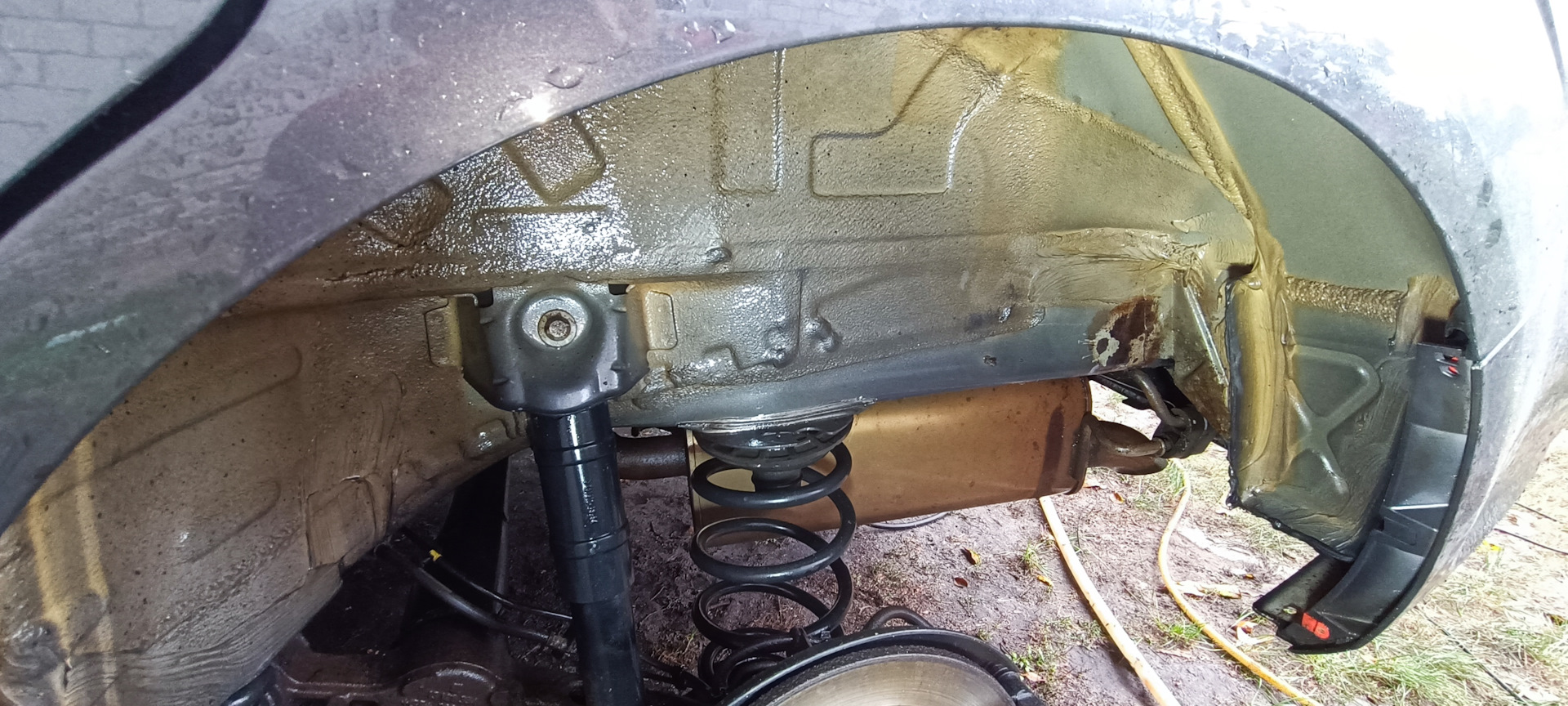 Задние арки и бризговики — Opel Zafira B, 1,7 л, 2011 года | своими ...