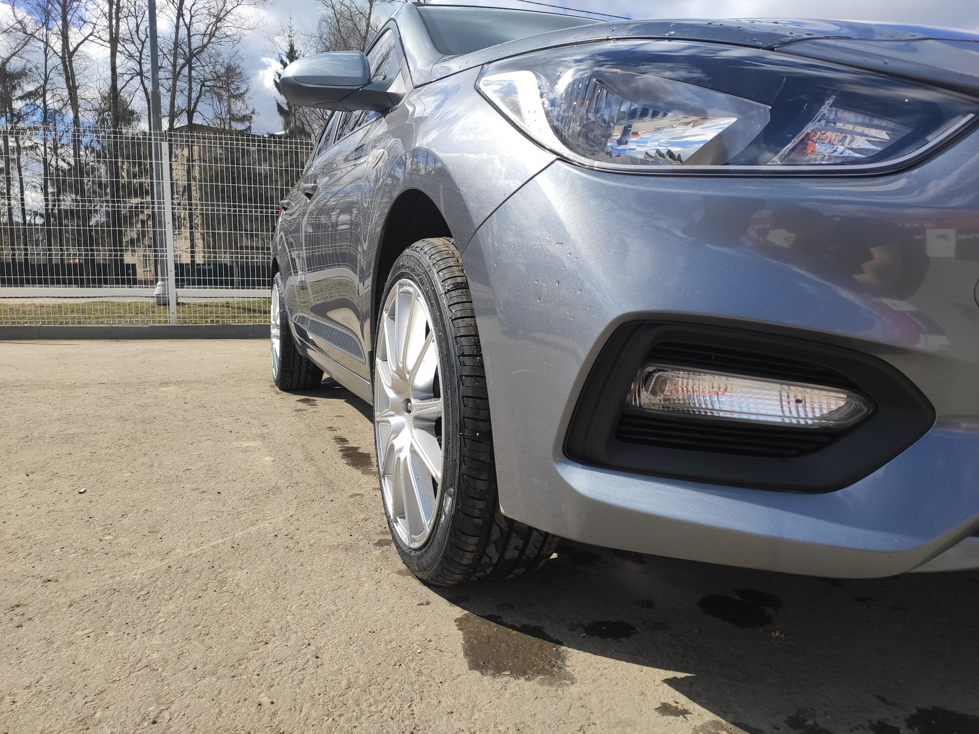 Диски Skad Le Mans R17 на Солярис 2 — Hyundai Solaris (2G), 1,6 л, 2019 ...