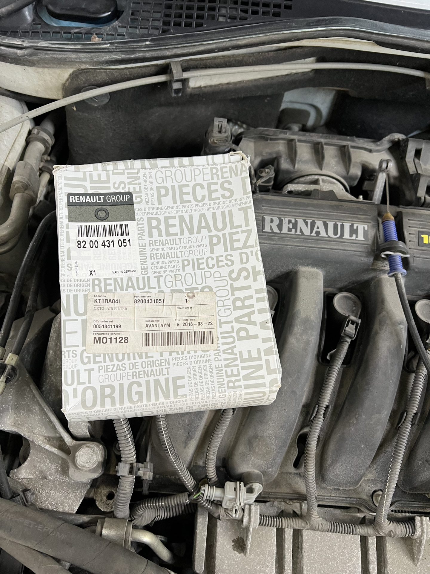 Замена масла, контроль состояния — Lada Ларгус, 1,6 л, 2012 года ...