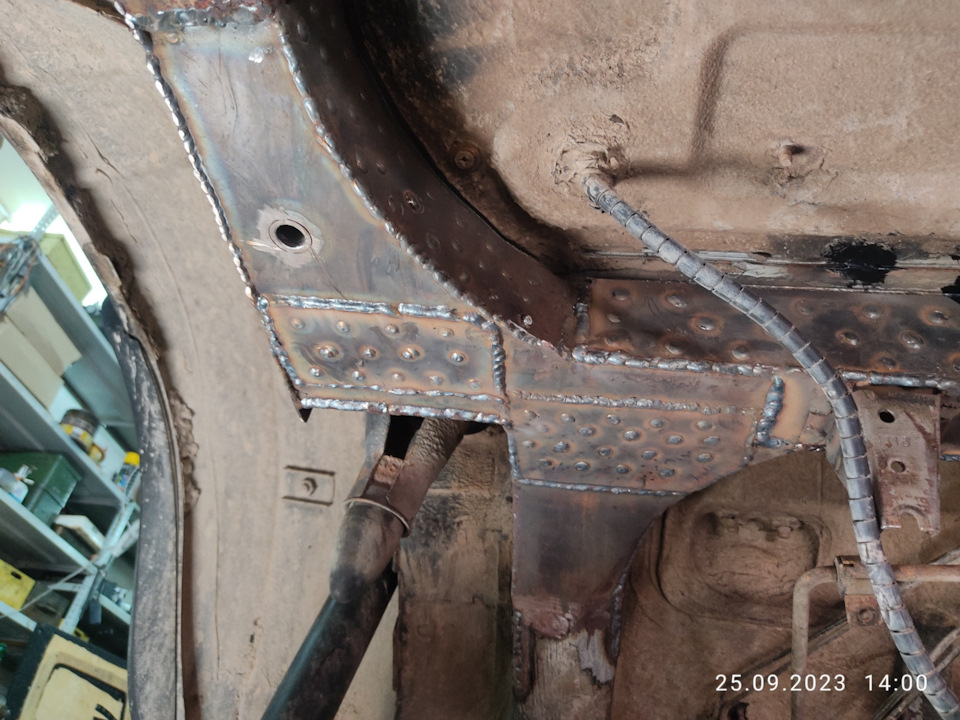 Задние лонжероны — Chevrolet Niva (1G), 1,7 л, 2008 года | кузовной ...