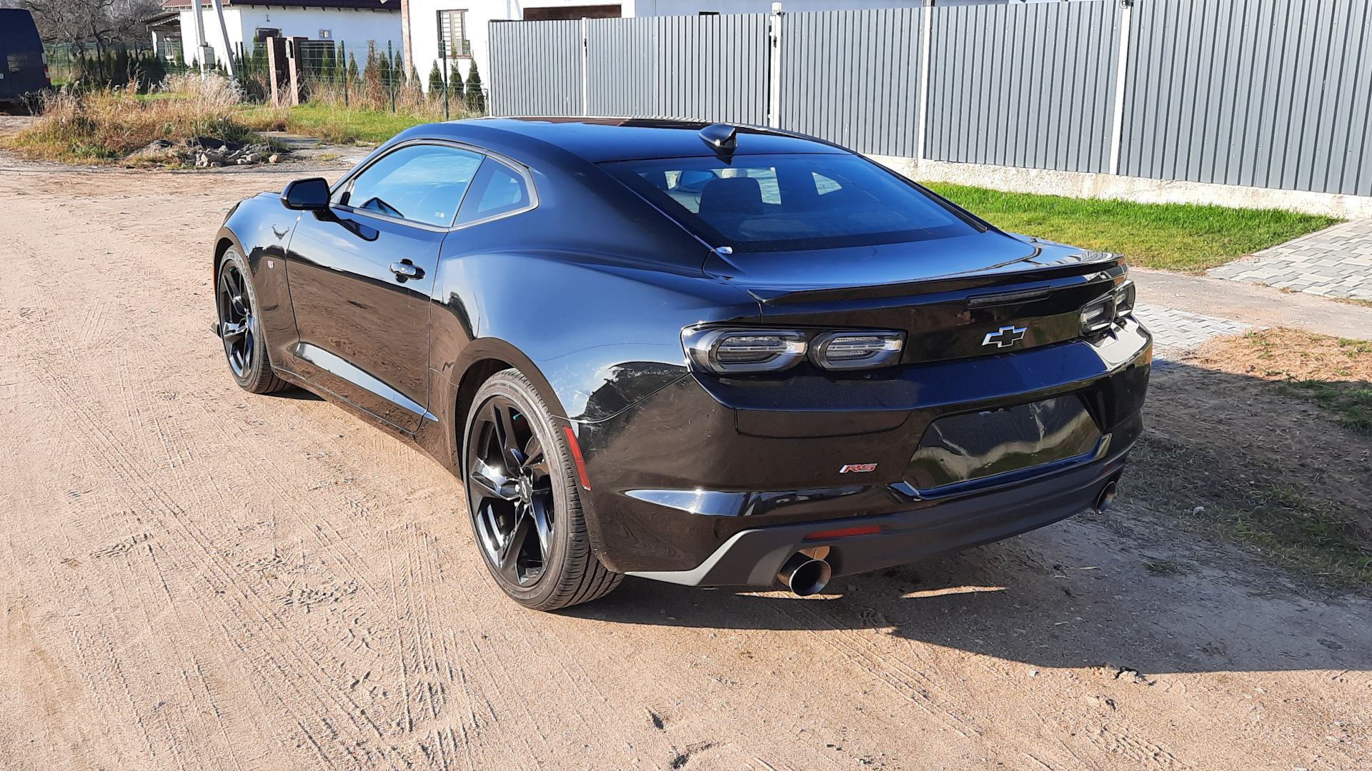 Chevrolet Camaro VI 3.6 бензиновый 2020 | Черный камар-акула на DRIVE2