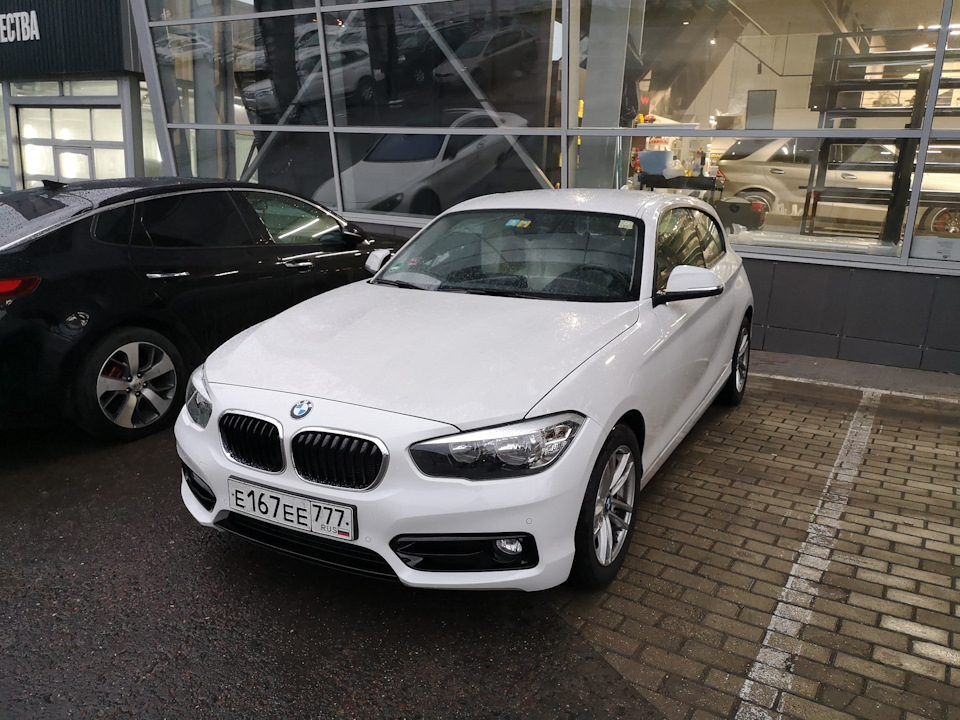 Рестайл морды и парктроники по кругу — BMW 1 series (F21), 1,6 л, 2013 ...