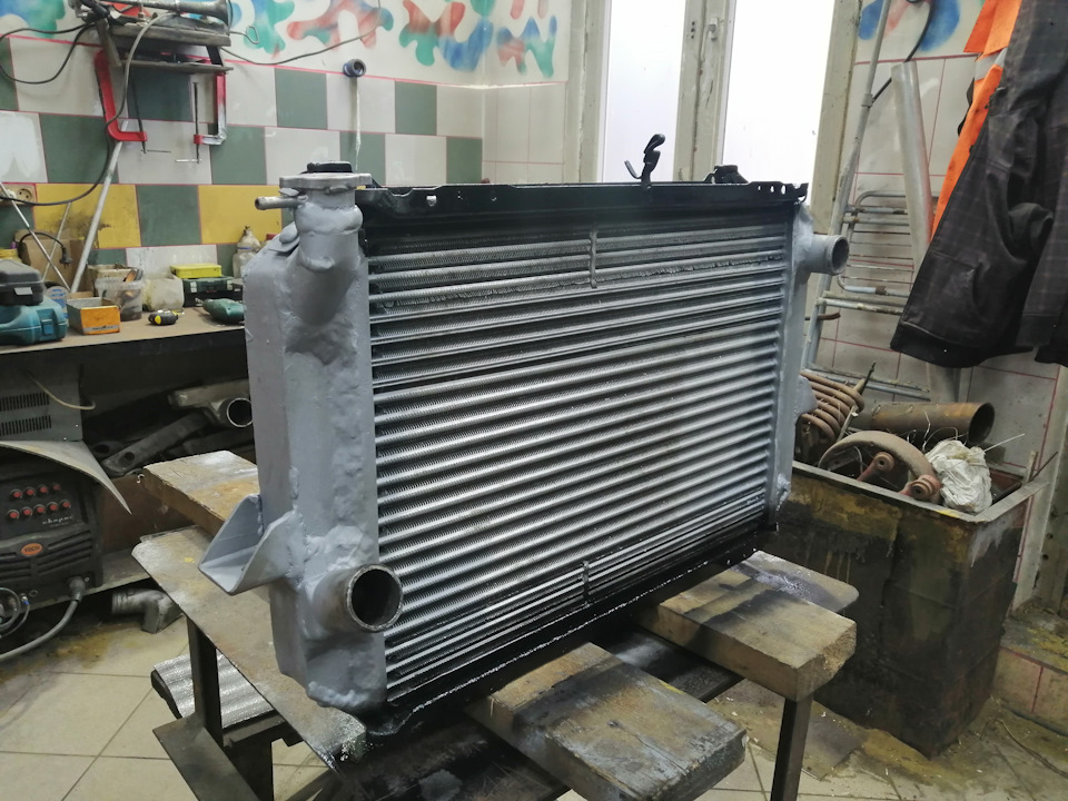 Восстановление радиатора Nissan Safari RG 161 — Nissan Safari (R161), 3 ...