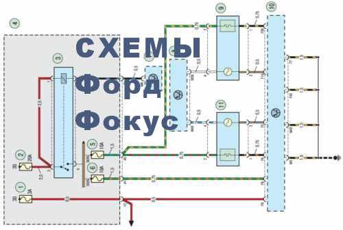 Схема фокус 2 рестайлинг