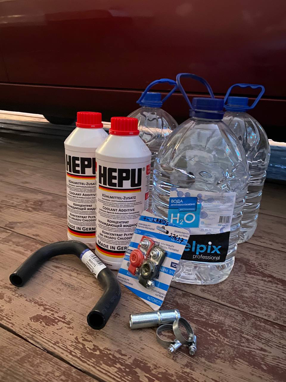 Лопнул патрубок. Замена антифриза — Daewoo Lanos, 1,5 л, 2003 года ...