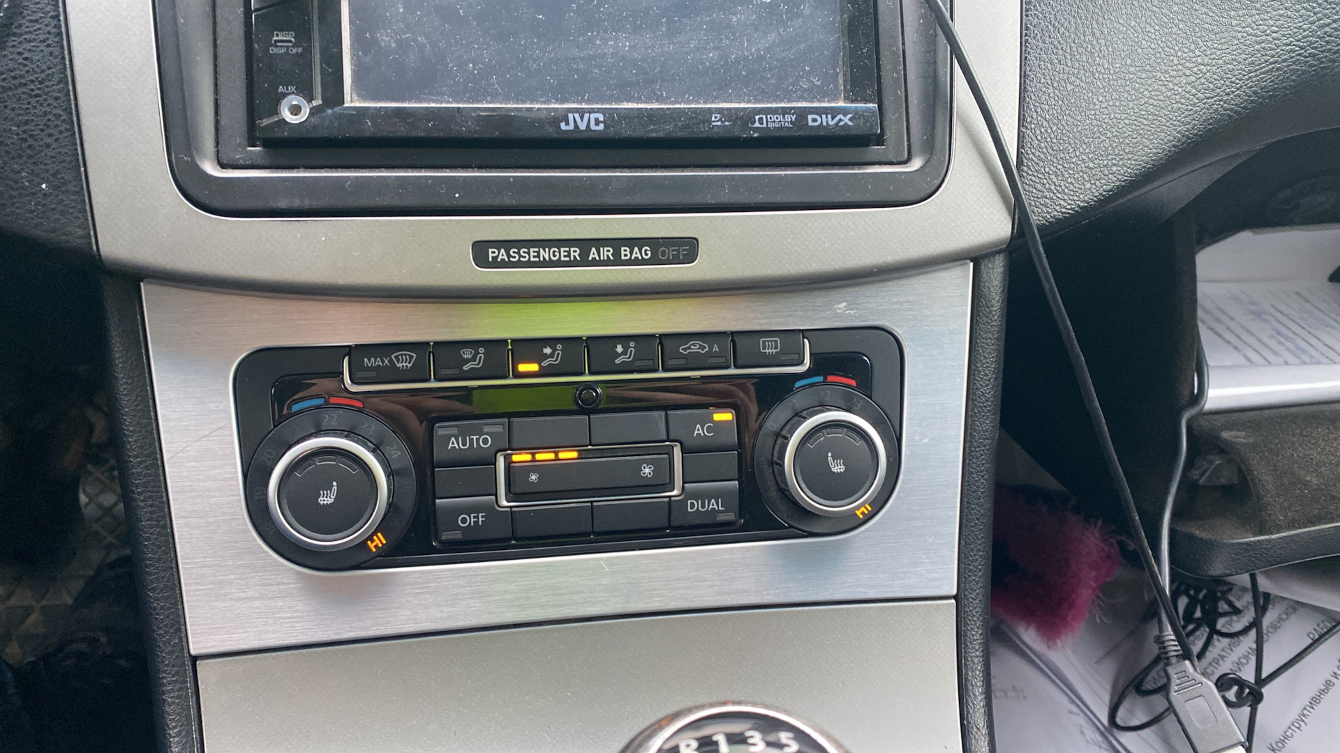 Блок климата рестайлинг — Volkswagen Passat B6, 2 л, 2007 года ...