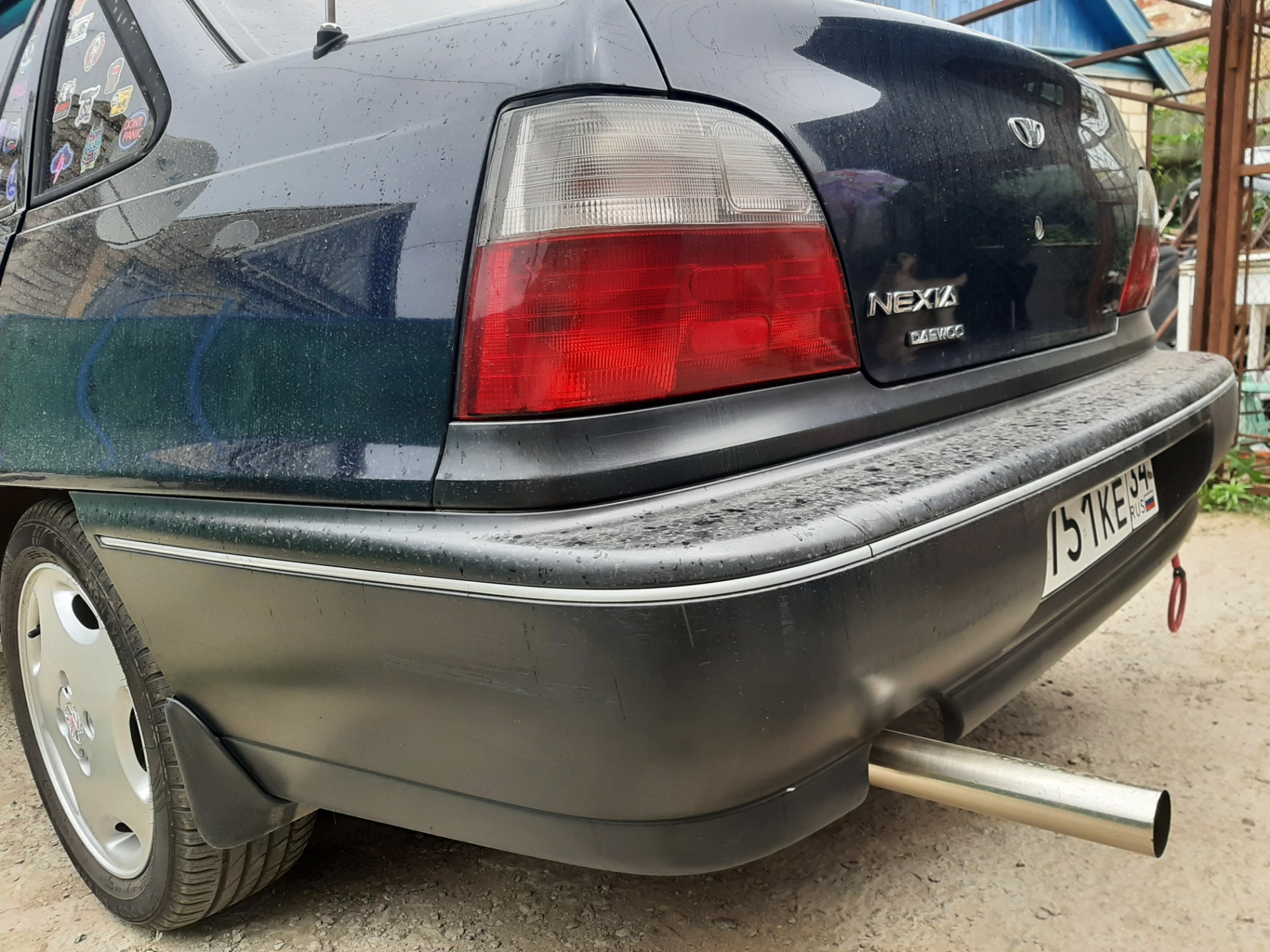 Shotgun насадка на выхлоп — Daewoo Nexia (2G), 1,5 л, 2000 года ...