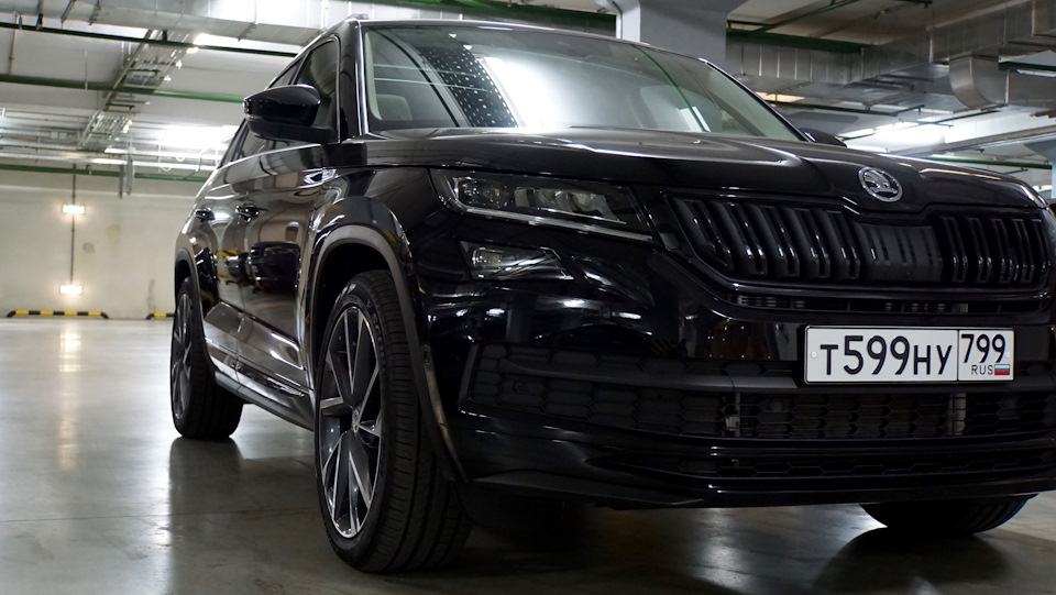 теперь симпатичные колеса не прячутся трусливо в арках — Skoda Kodiaq (1G)