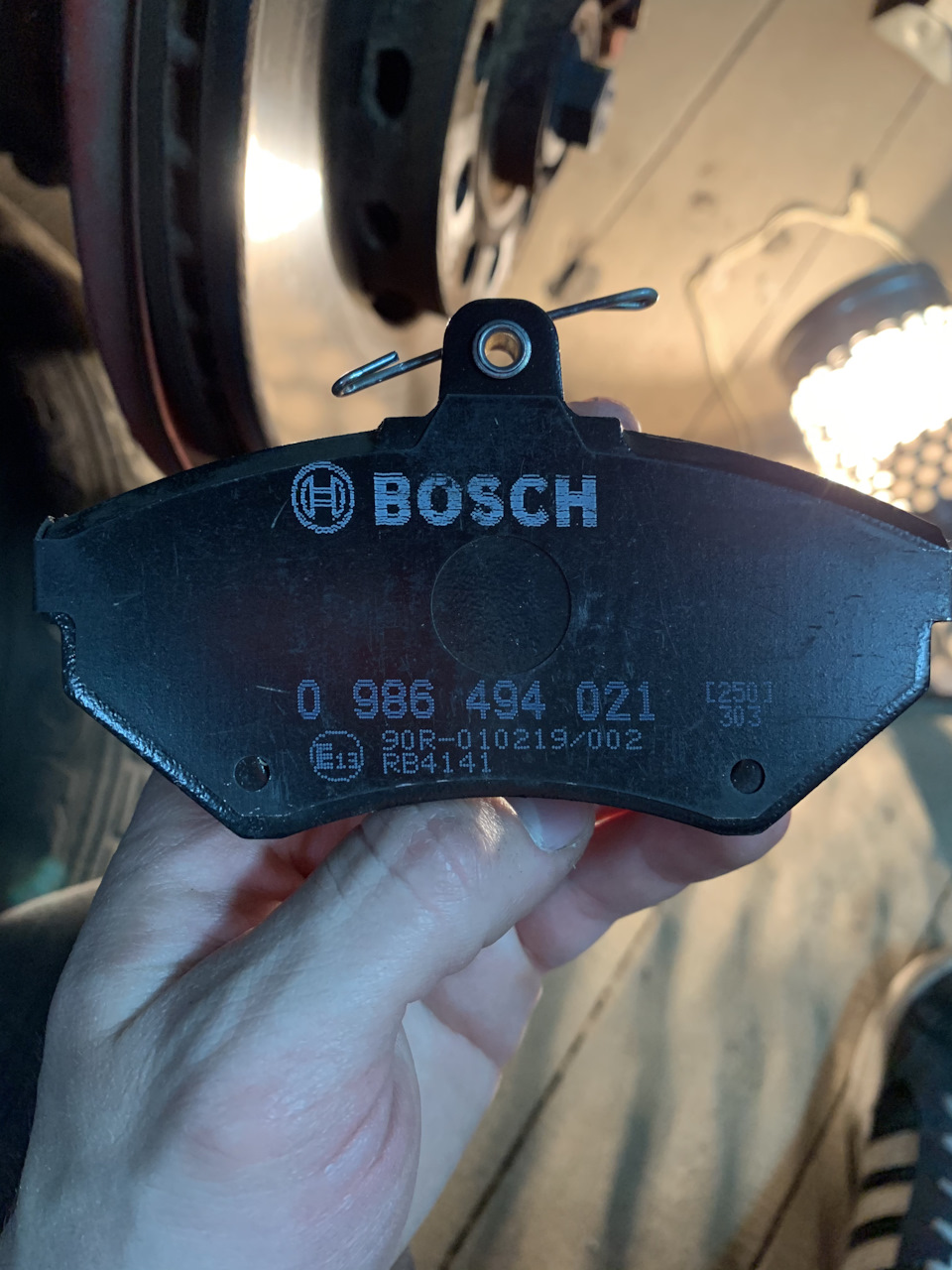 задние колодки пассат б8