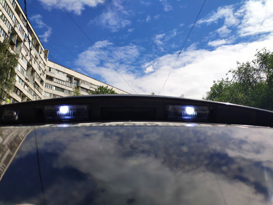 Led в подсветку номера — Hyundai ix35, 2 л, 2014 года | стайлинг | DRIVE2