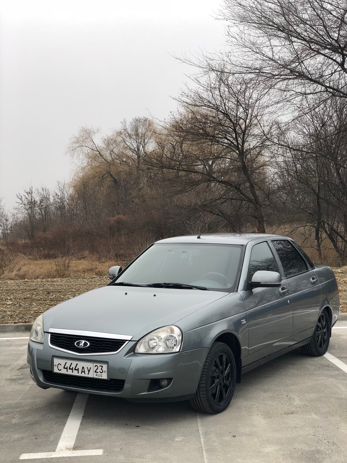 Фото на новых дисках Black Edition — Lada Приора седан, 1,6 л, 2010 года |  колёсные диски | DRIVE2