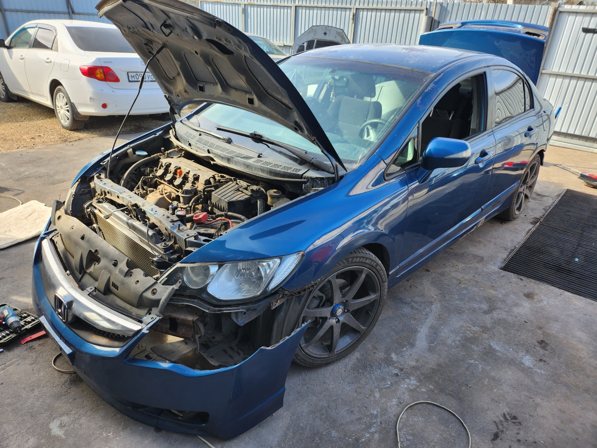 Загоняемся в покраску — Honda Civic 4D (8G), 1,8 л, 2010 года | кузовной  ремонт | DRIVE2