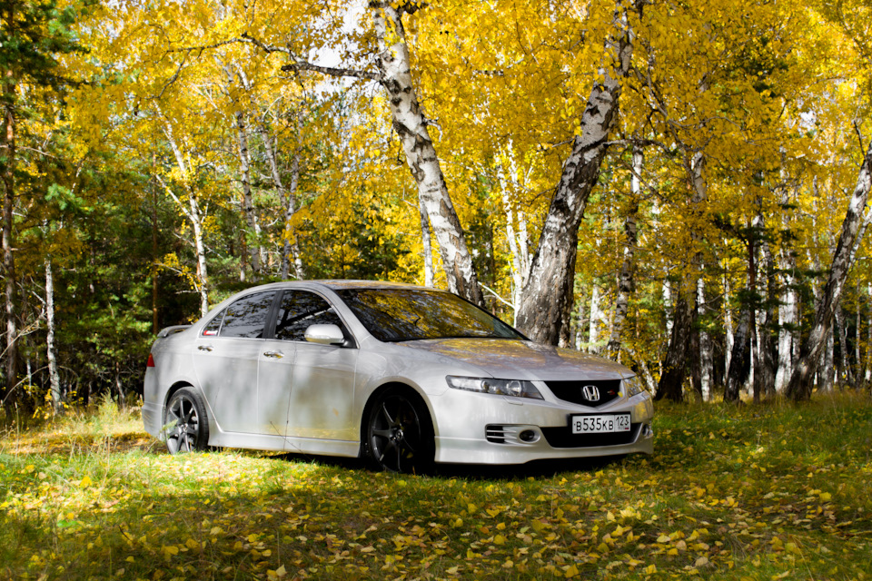 Осенний offroad) — Honda Accord (7G), 2,4 л, 2008 года фотография