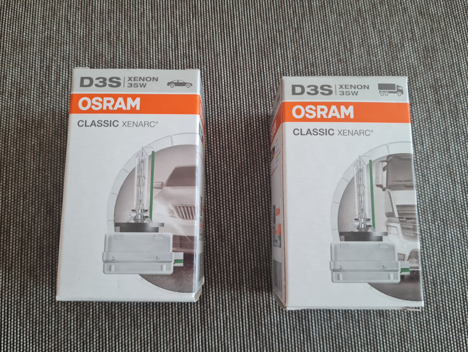 Ксеноновые лампы Osram D3S Xenarc Classic — Skoda Octavia A7 Mk3, 2 л ...