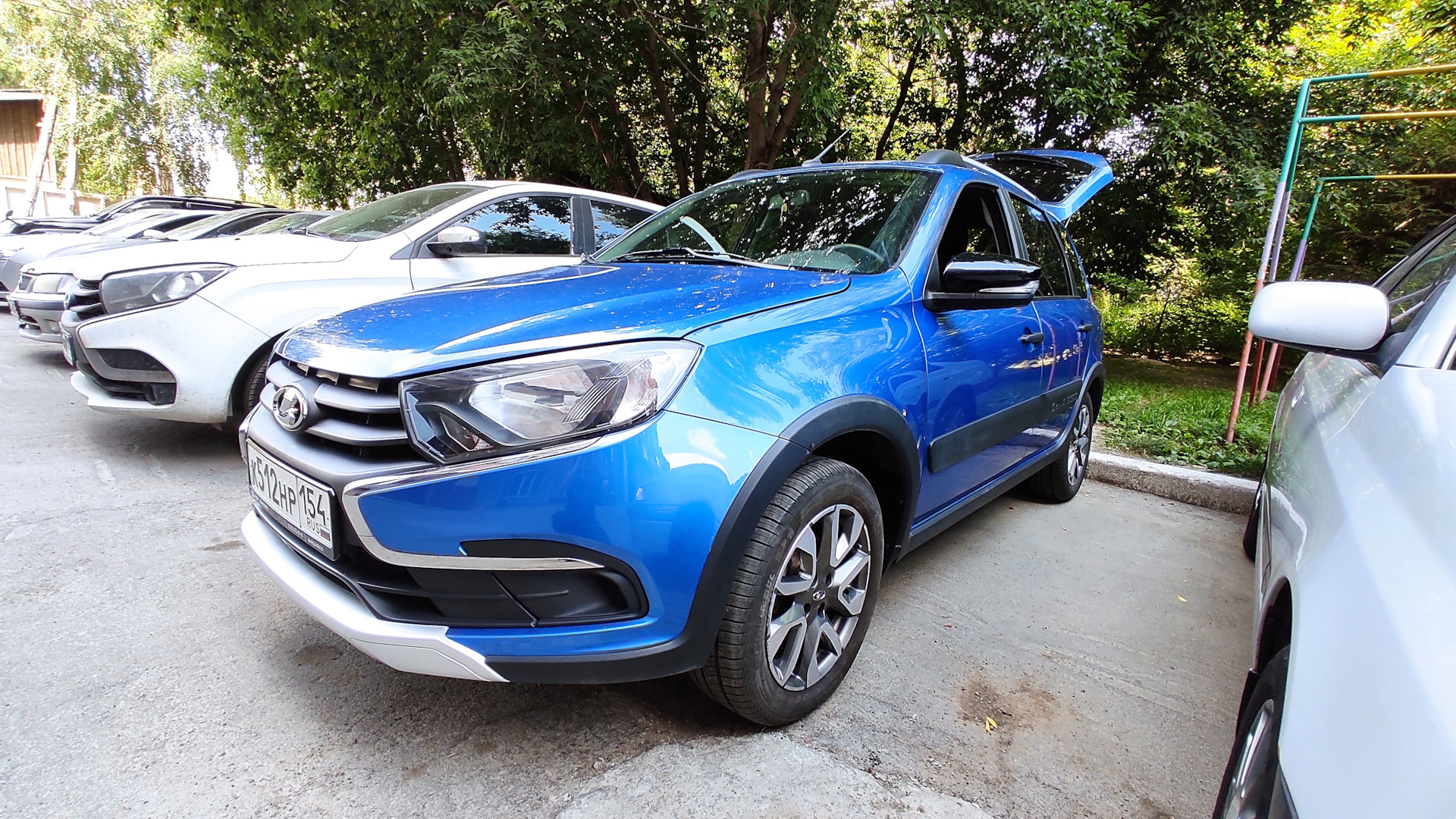 Биение руля на скорости и чистка салона — Lada Гранта Cross, 1,6 л ...