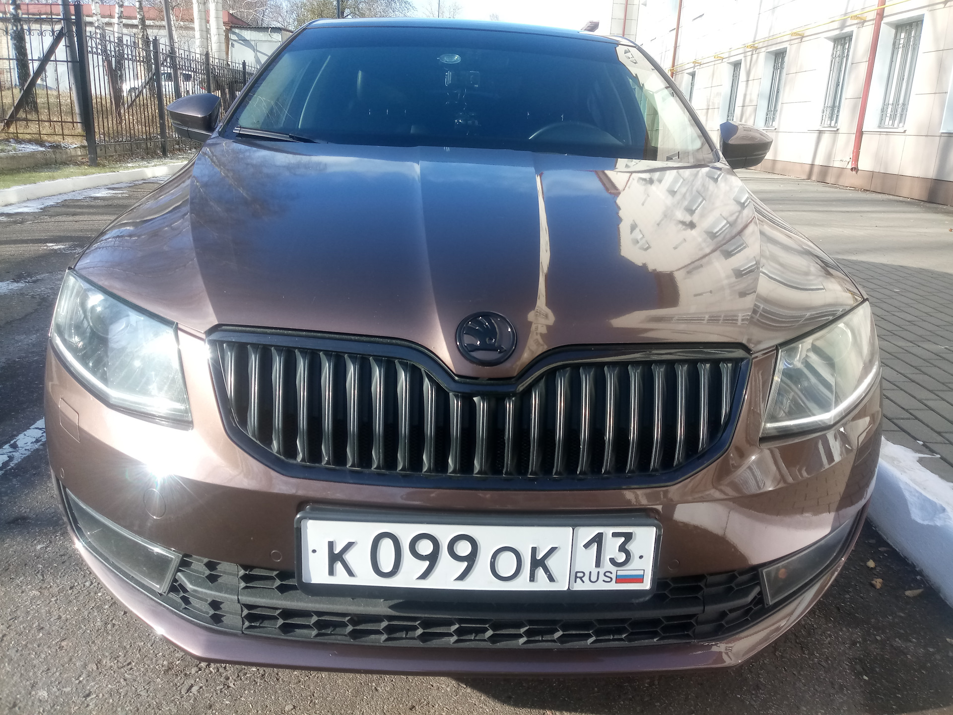 Skoda Octavia Black антихром