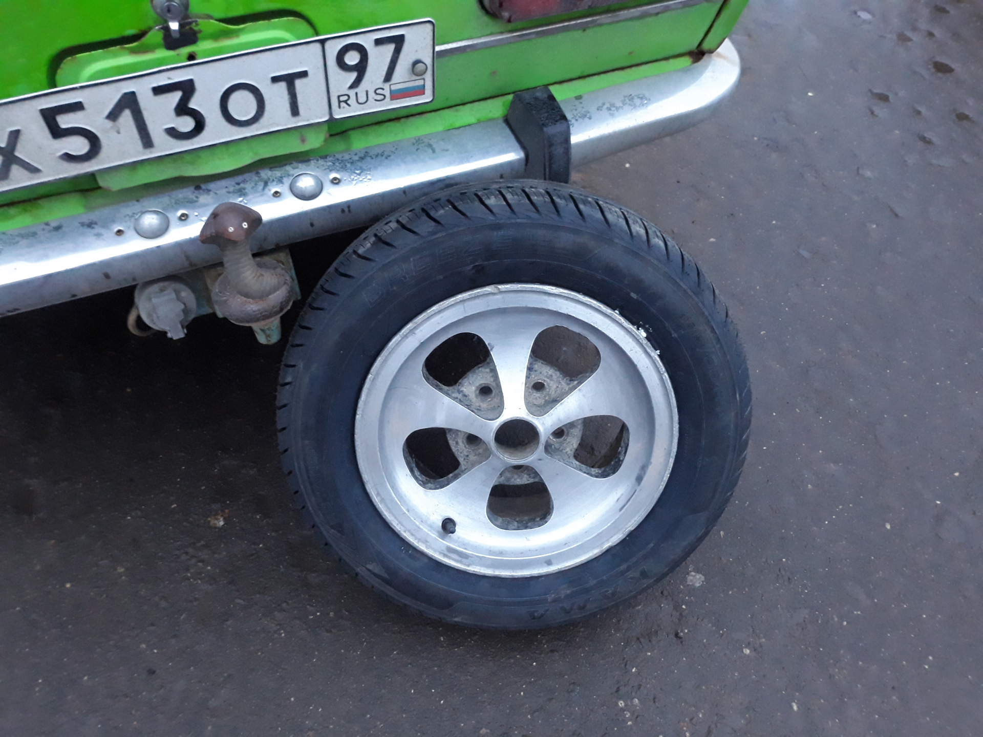 Bridgestone Zona Dish 3 r14 на Москвич — Москвич 2140, 1,5 л, 1981 года |  колёсные диски | DRIVE2