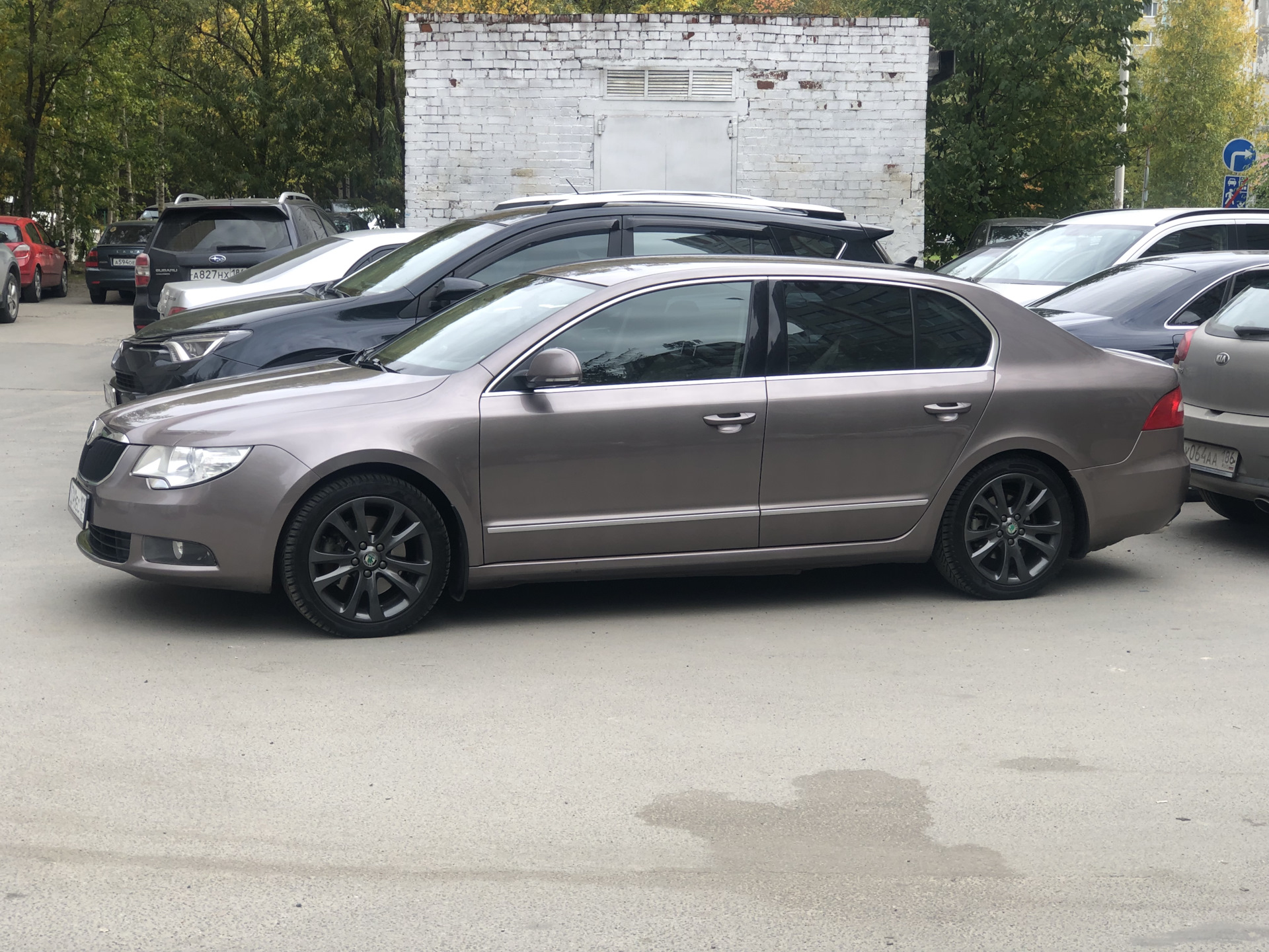 Замена пружин и вторая жизнь амортизаторов — Skoda Superb Mk2, 1,8 л ...