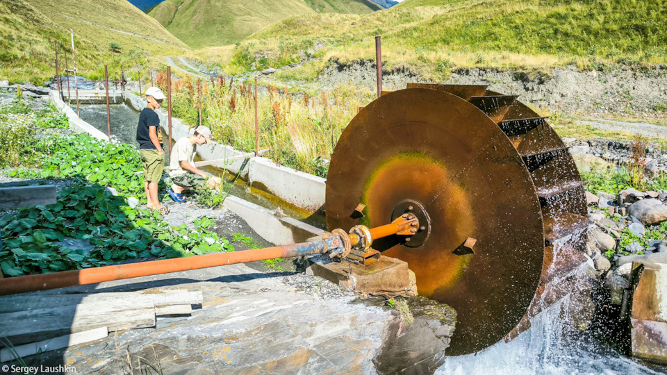 Водяное колесо. — Mitsubishi Pajero Sport (2G)