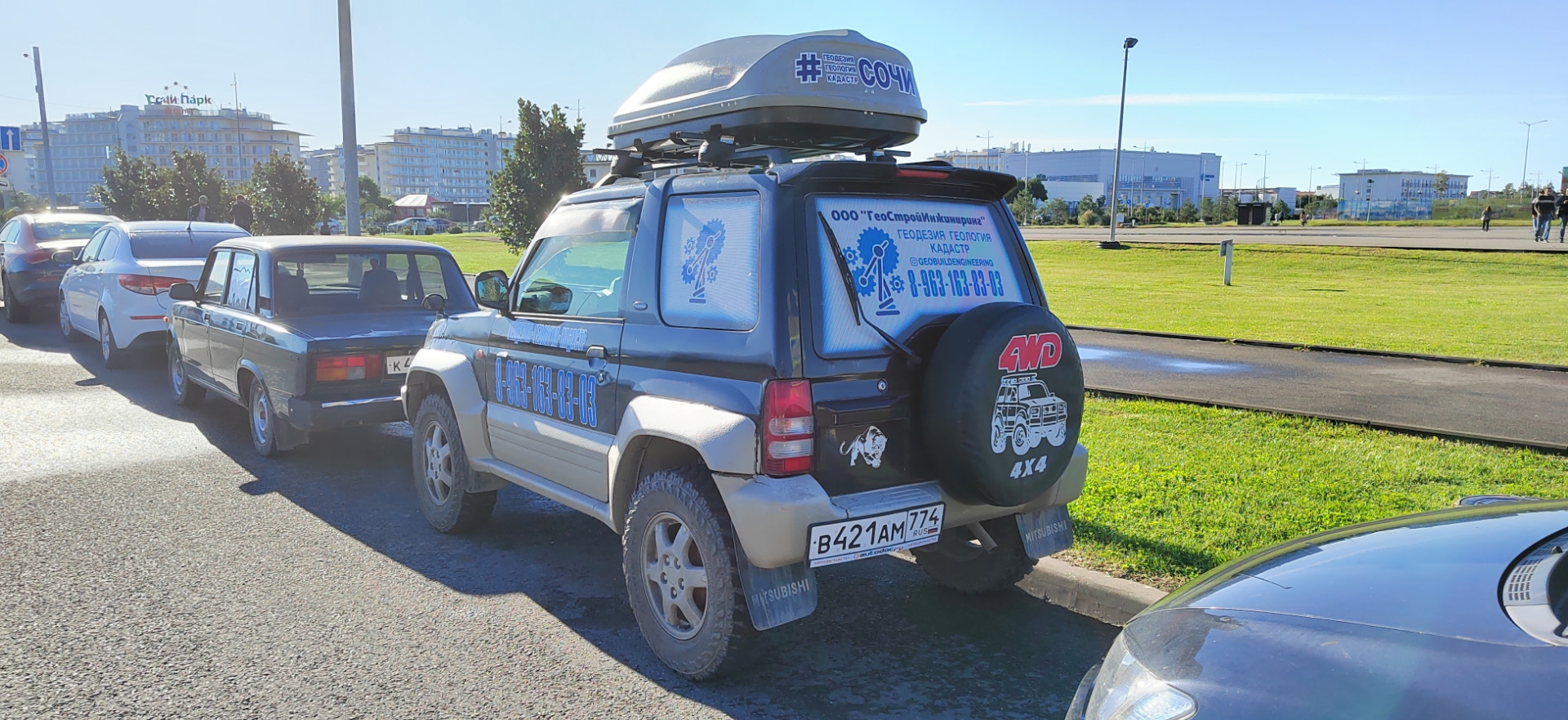 Просто фото, просто на работе) — Mitsubishi Pajero Junior, 1,1 л, 1997 ...