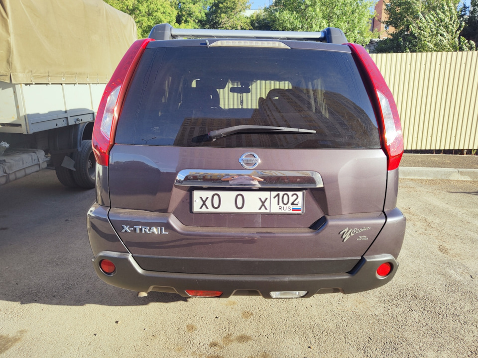 7. Вид сзади — Nissan X-Trail II (t31)