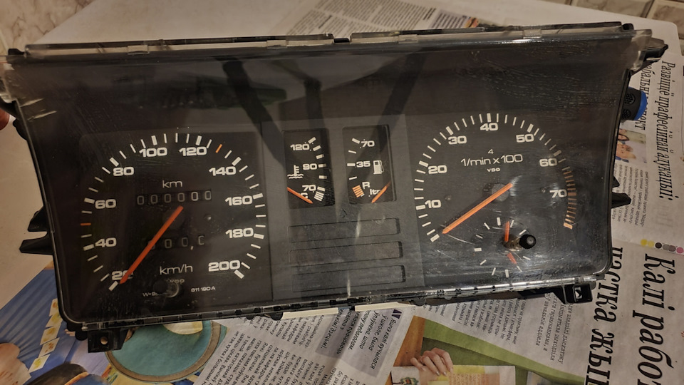 Сброс спидометра Audi 80 до нуля — Audi 80 (B2), 1,8 л, 1985 года ...
