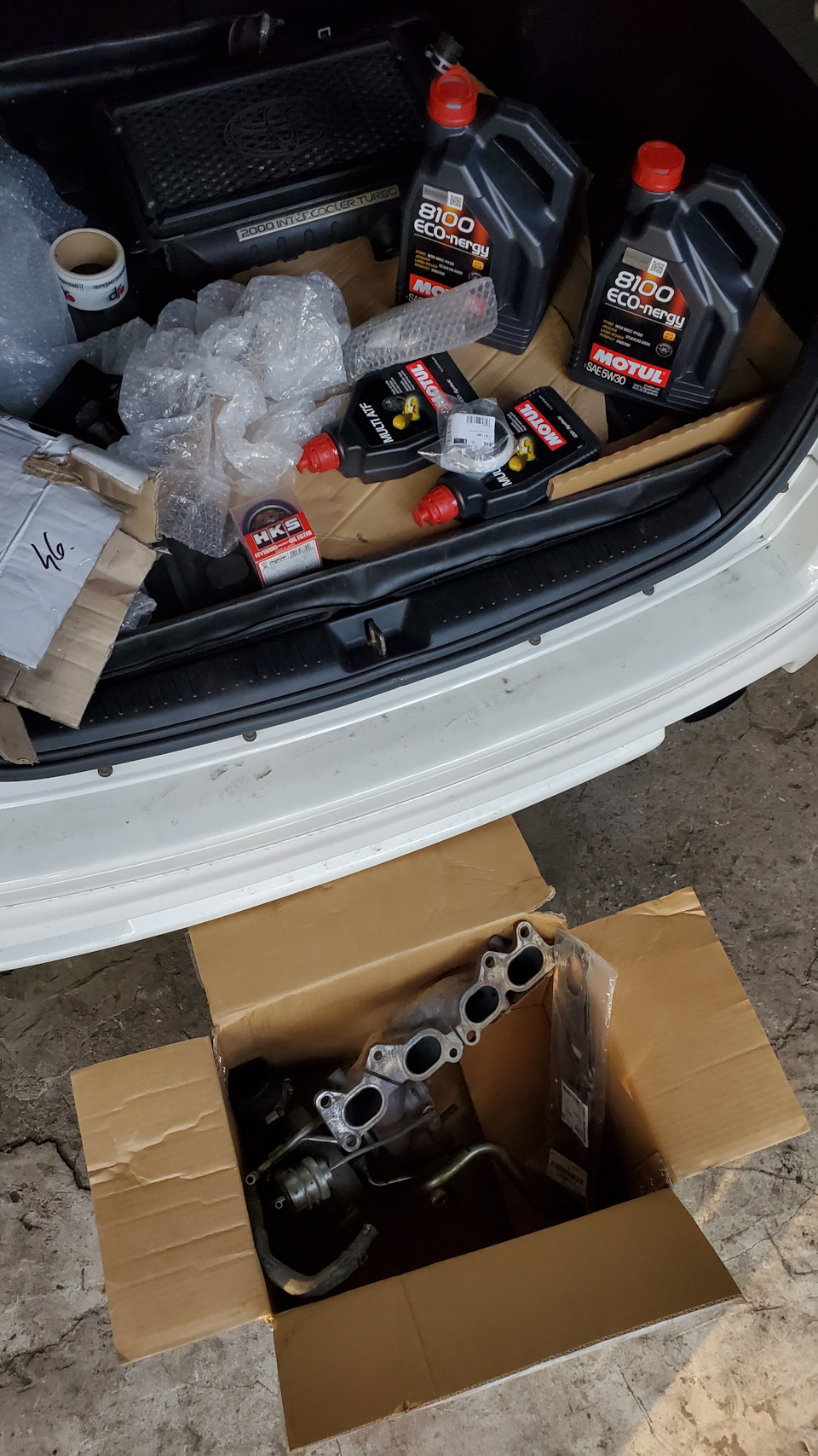 Продуло прокладку выпускного коллектора… — Toyota Caldina (210), 2 л ...