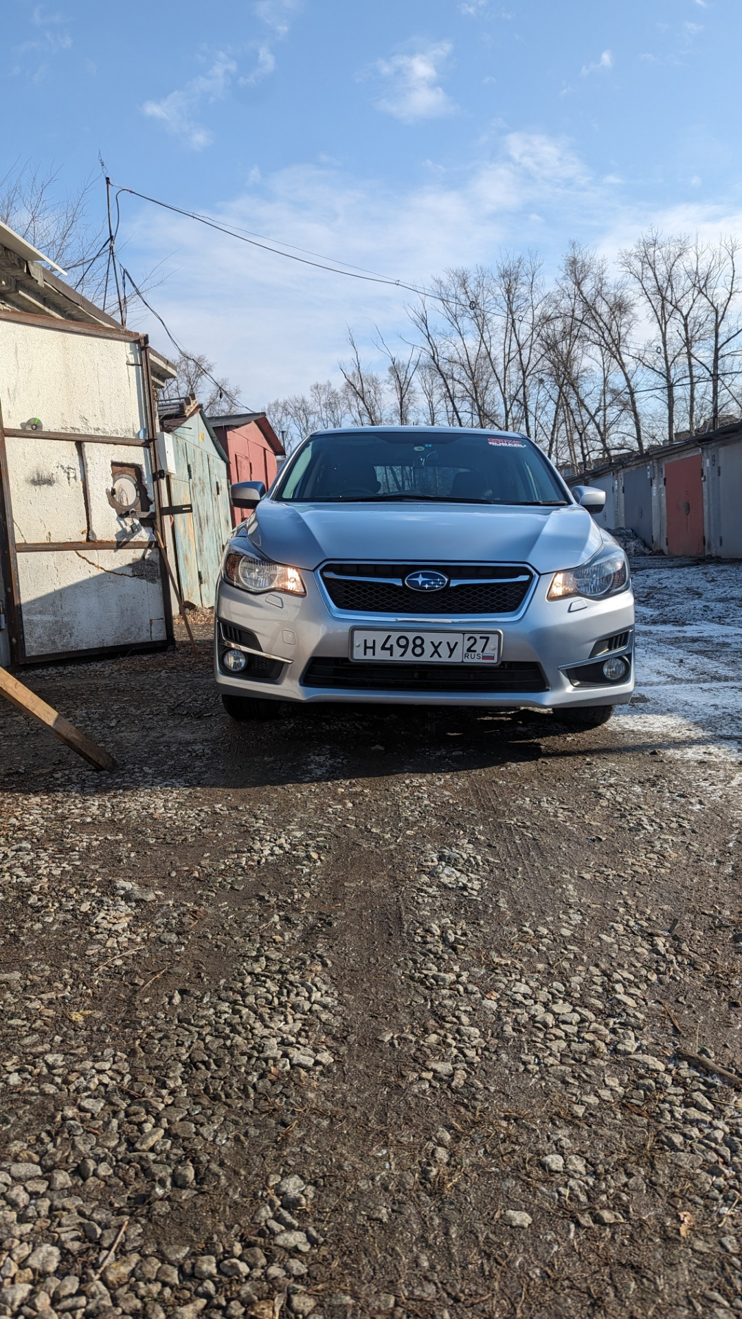 ДХО, дальний в пол накала — Subaru Impreza (GJ/GP), 1,6 л, 2015 года ...