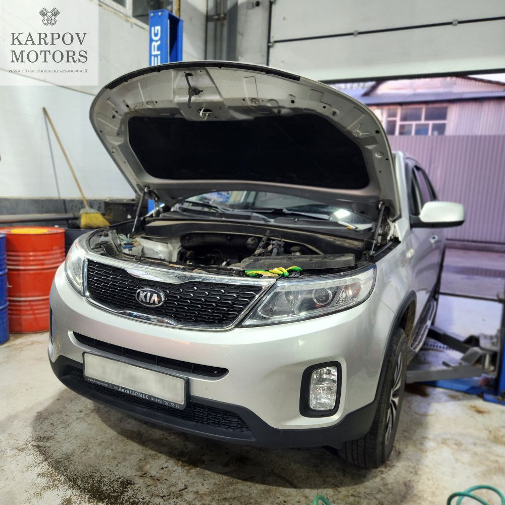 Kia Sorento 2012 года 131000 км 2.4 G4KE. Стук на 2000 оборотах. Больше  недели на провёрнутом вкладыше. Что с ДВС? — КарповМоторс на DRIVE2