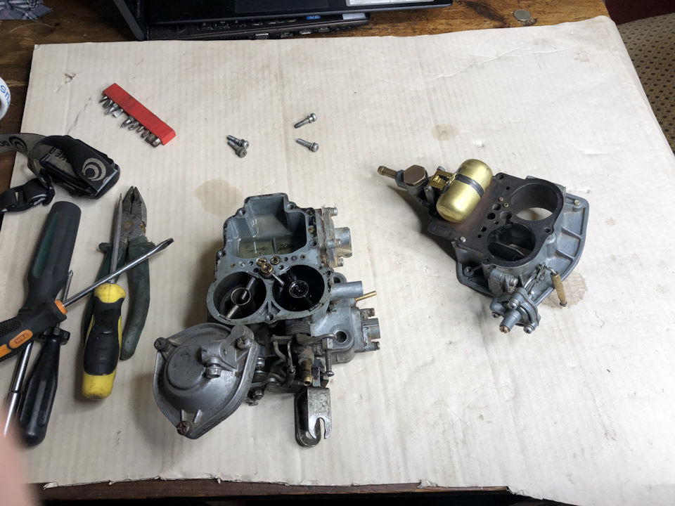 Разбор карбюратора и решение проблемы — Москвич 2140, 1,5 л, 1977 года ...