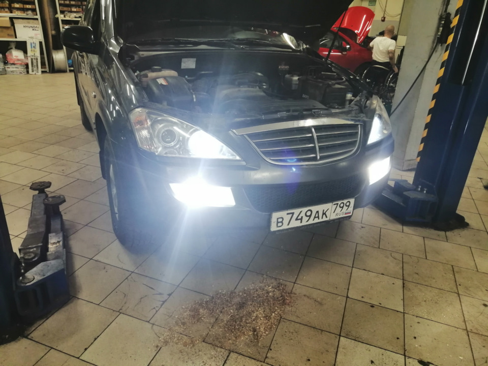 Габариты плюс птф — SsangYong Kyron, 2,3 л, 2013 года | просто так | DRIVE2