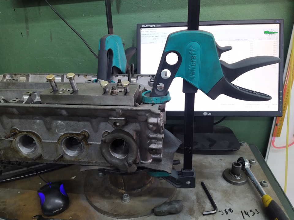 Продувка доработанной гбц БМВ М60. — DRIVE2