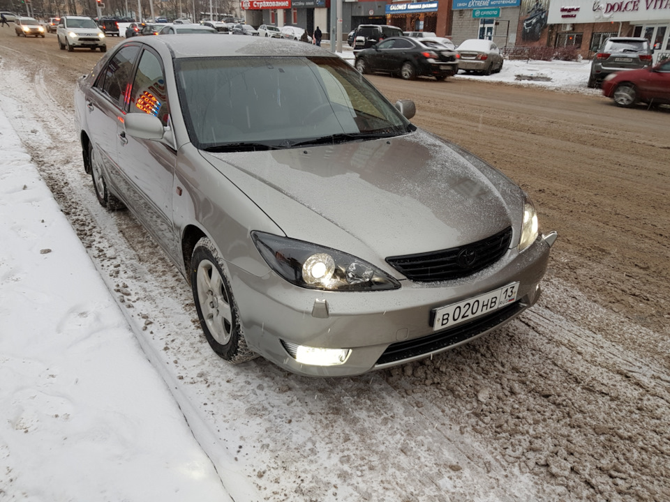 Новый облик💥 — Toyota Camry (XV30), 2,4 л, 2004 года | фотография | DRIVE2