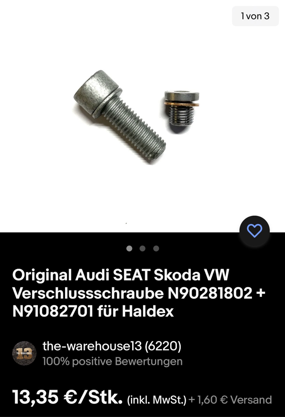 N91082701 Винт (M10x30) / AUDI, SEAT, SKODA, VW VAG | Запчасти на DRIVE2