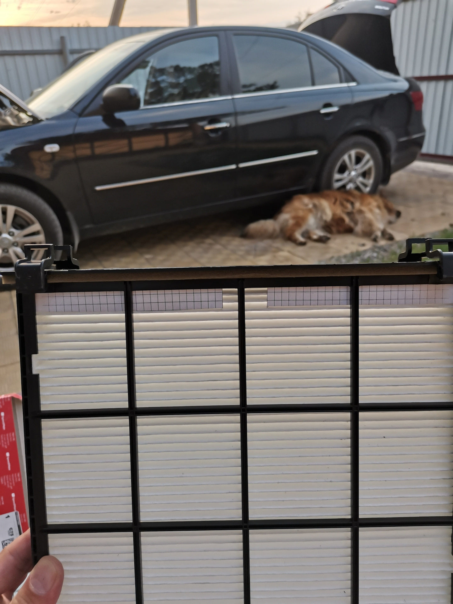 Замена салонного фильтра Sonata NF — Hyundai Sonata V (NF), 2 л, 2010 ...