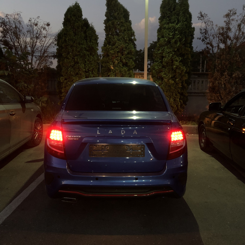 Светодиодные фонари и комплект двойного заднего хода — Lada Гранта ...